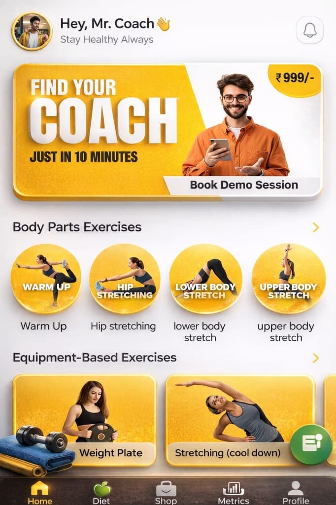 Mr.Coach User App Poster